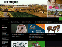 Tablet Screenshot of es.lestanques.com